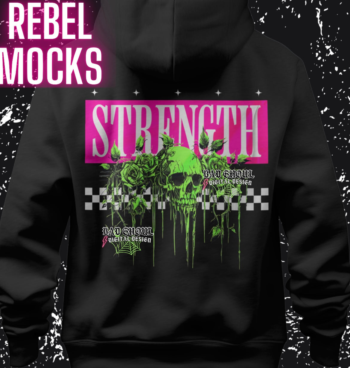 Strength for BLACK or Dark Fabric ONLY PNG Download
