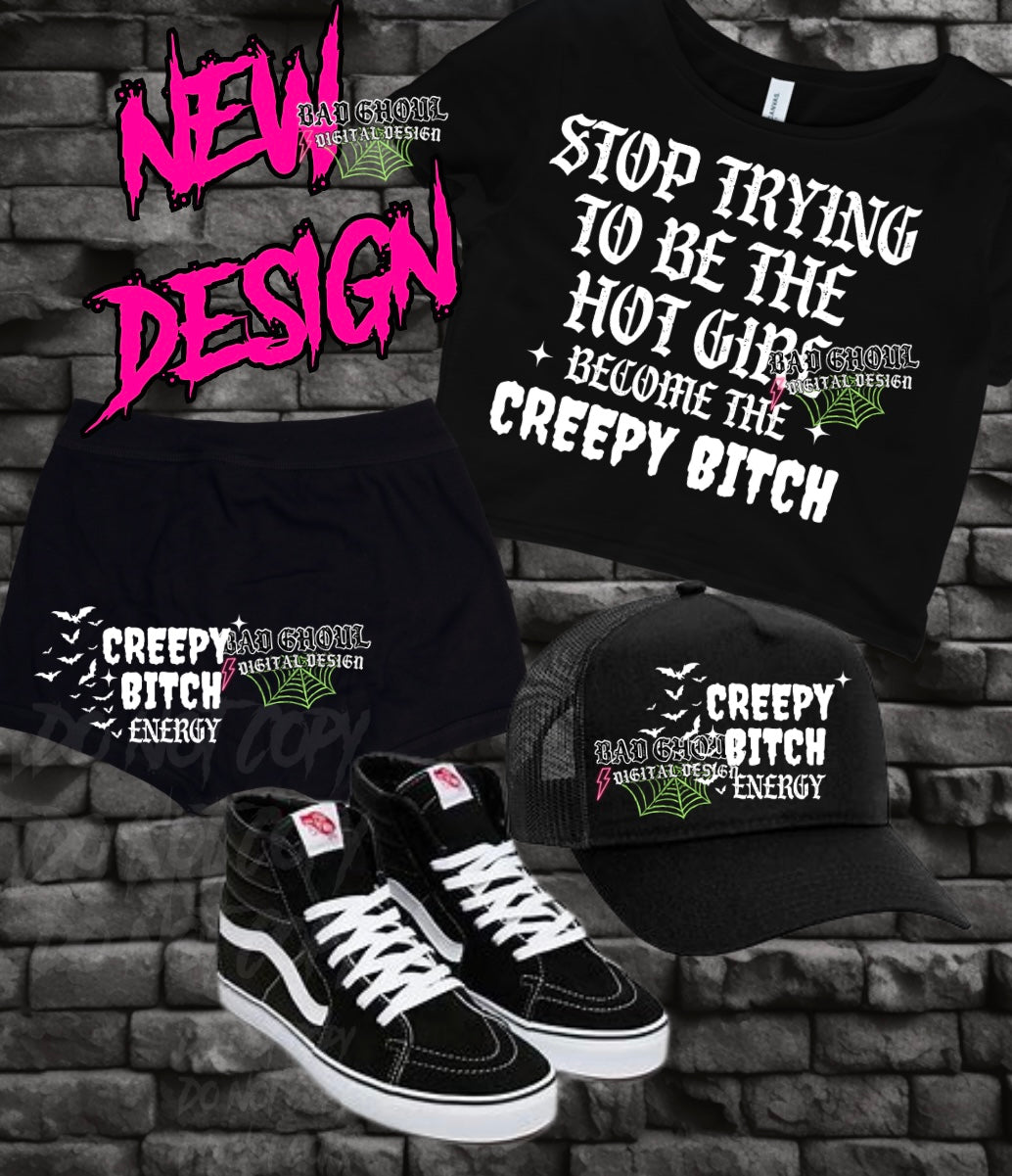 Creepy Bitch PNG Download