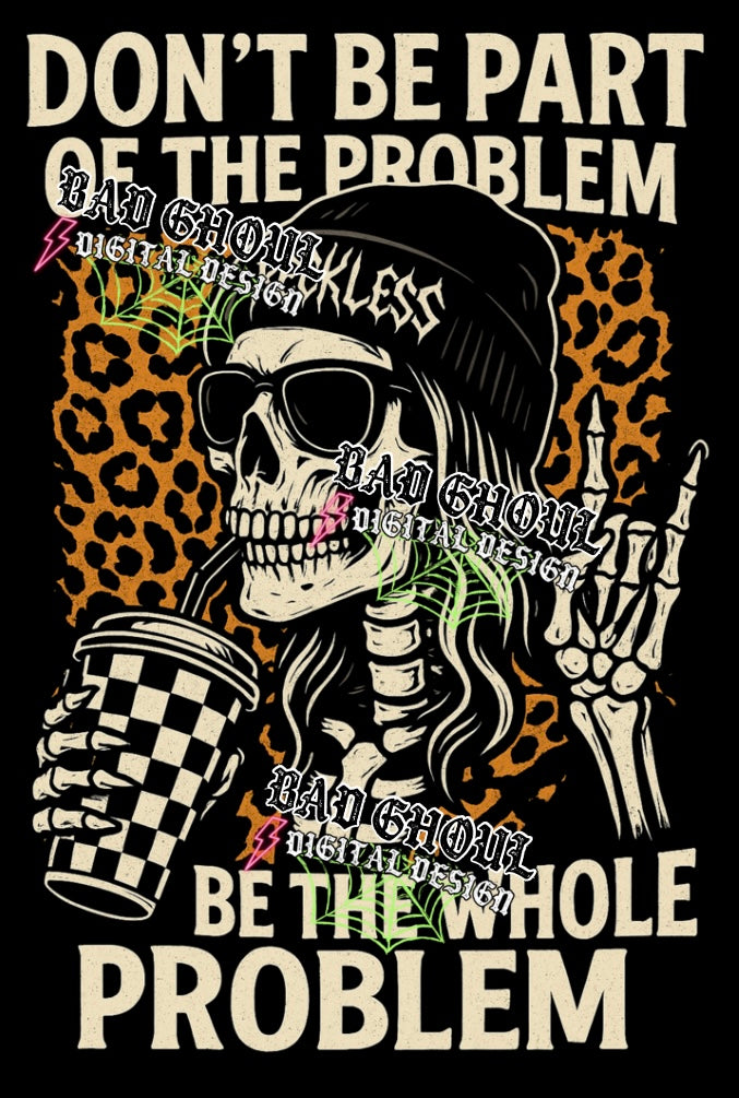 The Whole Problem PNG DOWNLOAD Black Fabric Only