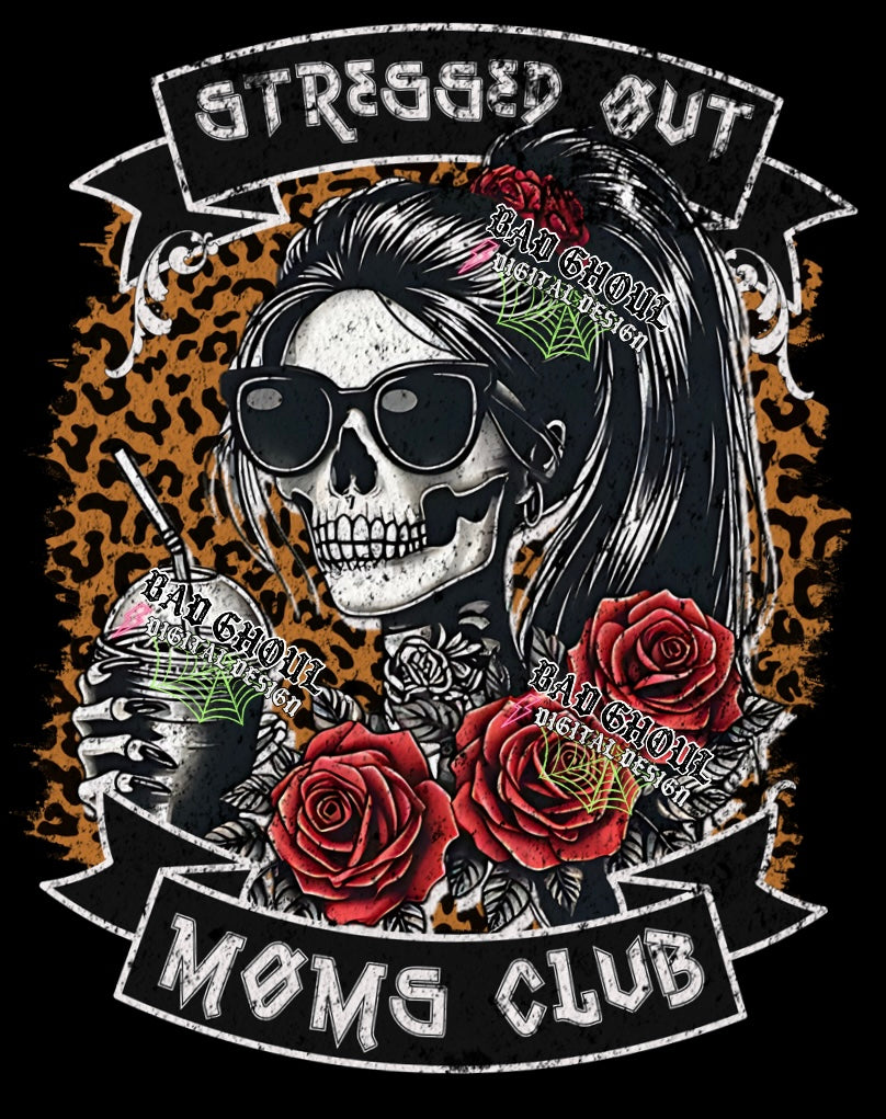 Stressed Out Moms Club PNG download