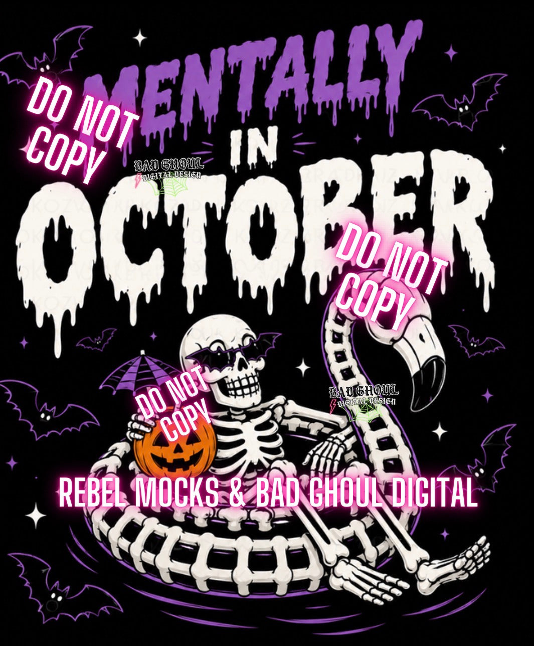 Mentally | PNG DOWNLOAD | Black Fabric Only