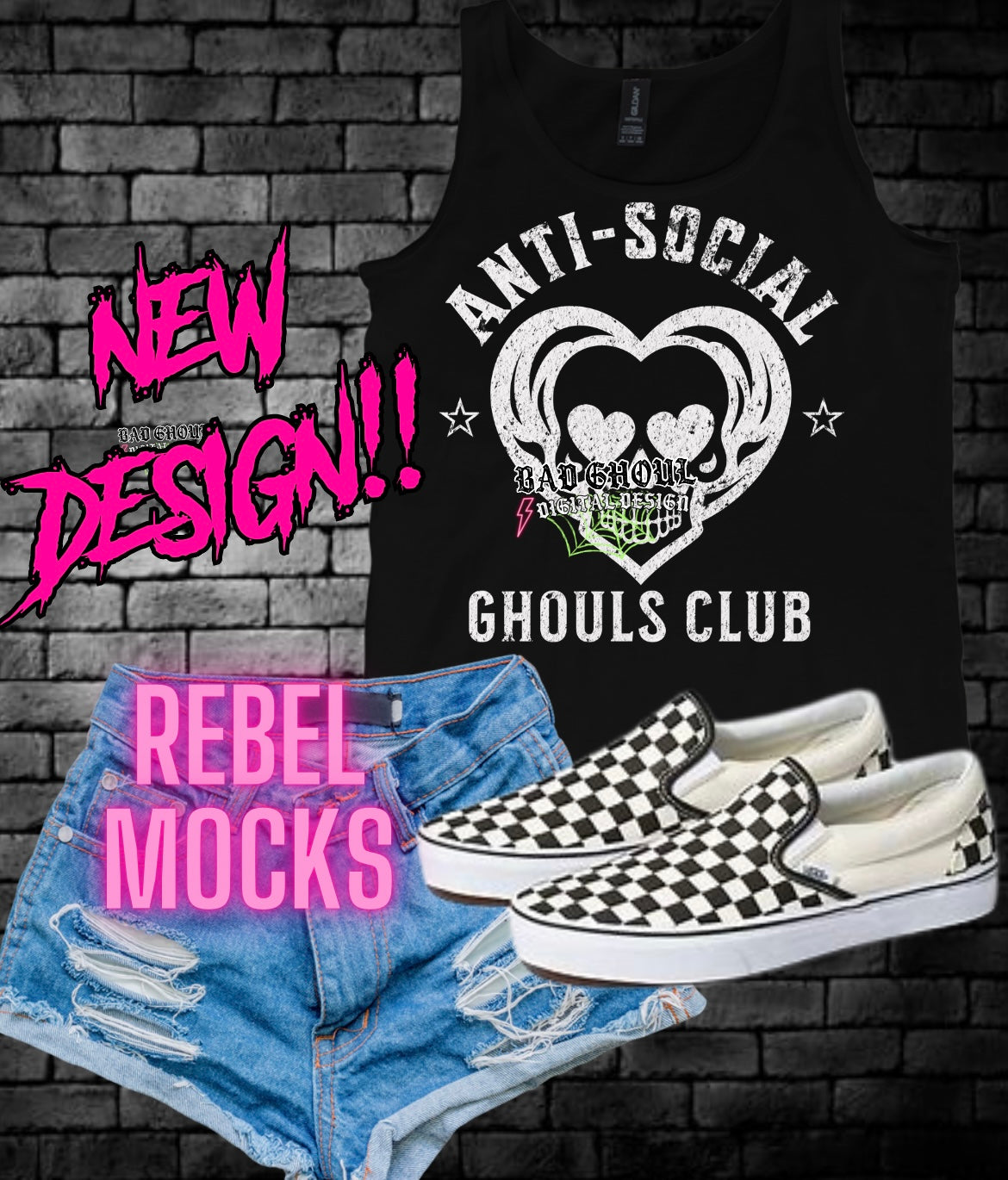 Anti Social Ghouls Club PNG Download