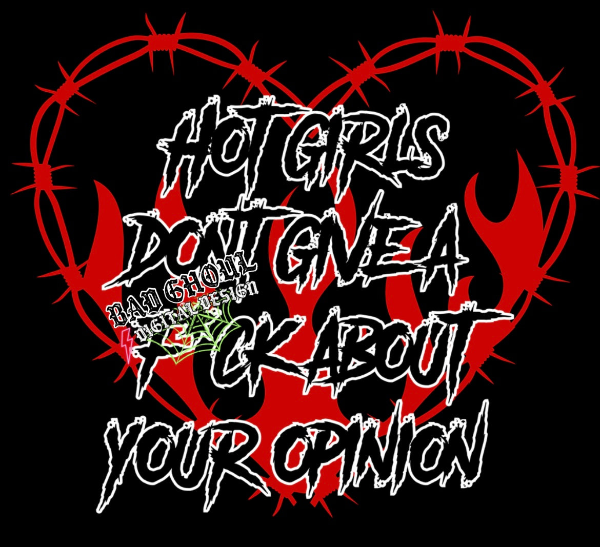 Hot Girls dont give a fuck PNG Download