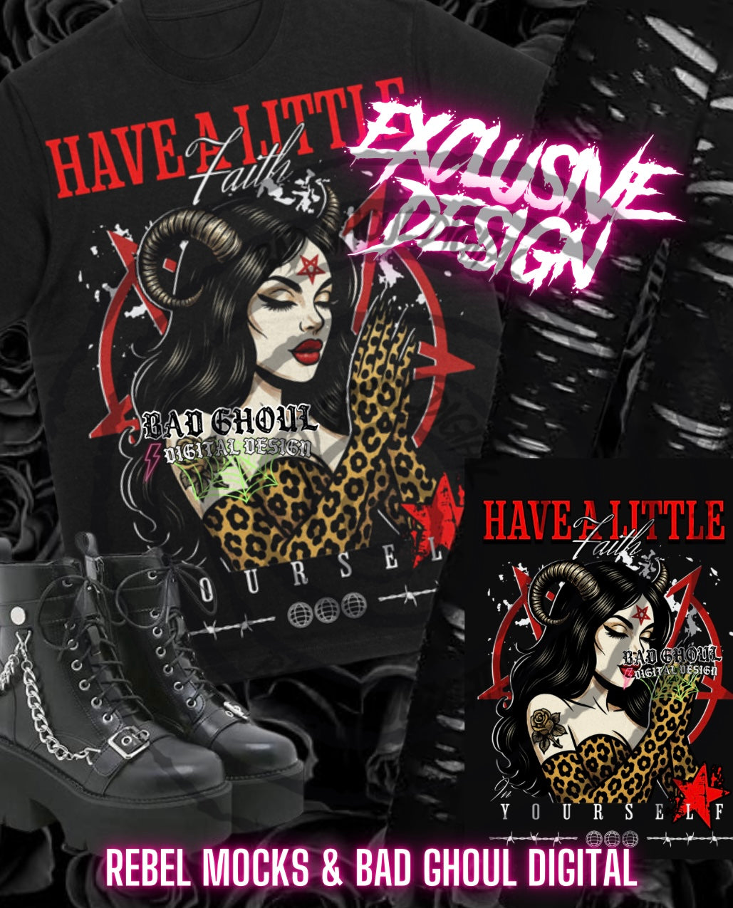 Exclusive Have A Little Faith PNG DOWNLOAD BLACK FAB ONLY