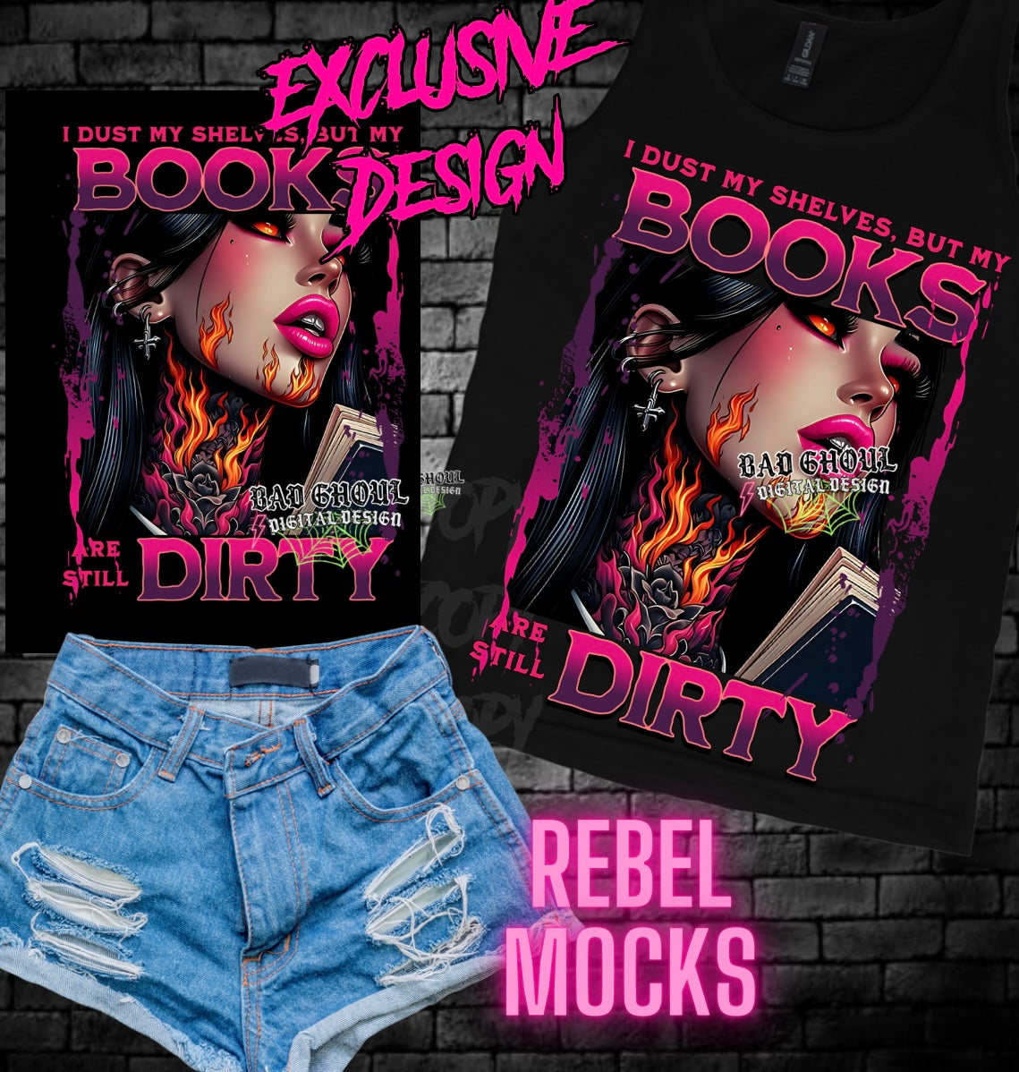 EXCLUSIVE I Dust My Shelves PNG Download