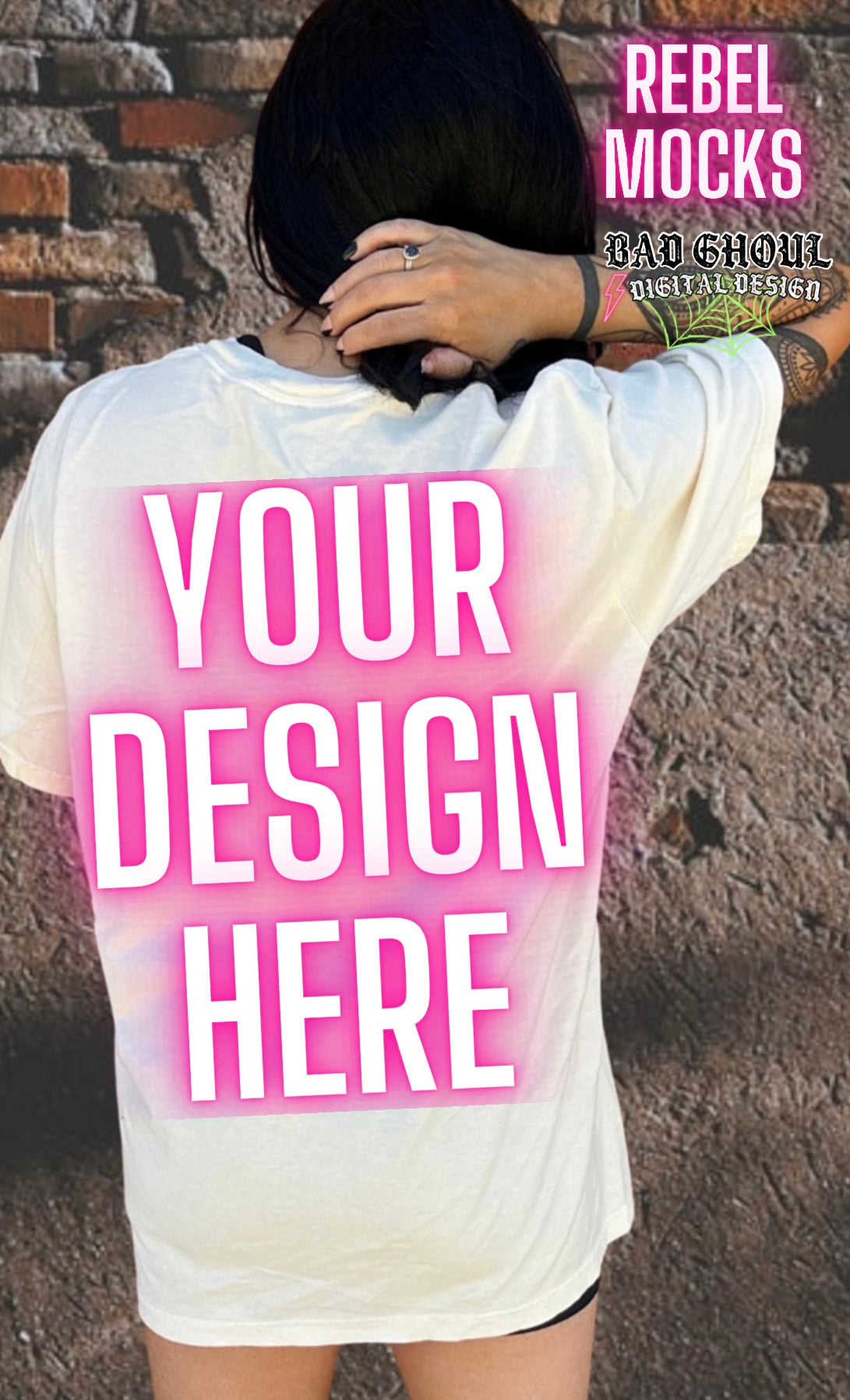 CC Ivory Tee Trendy Model Mock