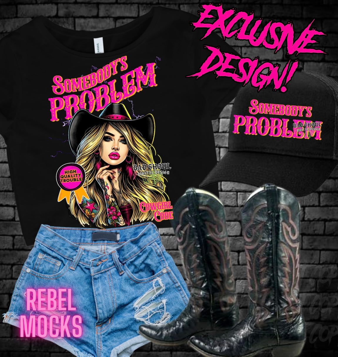 EXCLUSIVE Somebodys Problem PNG Download