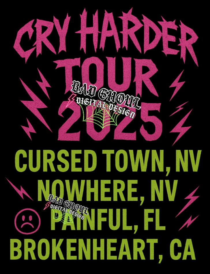Cry Harder PNG Download