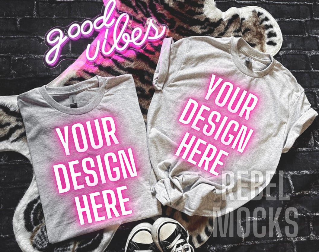 Ash Front Edgy Flat Lay Mock UP
