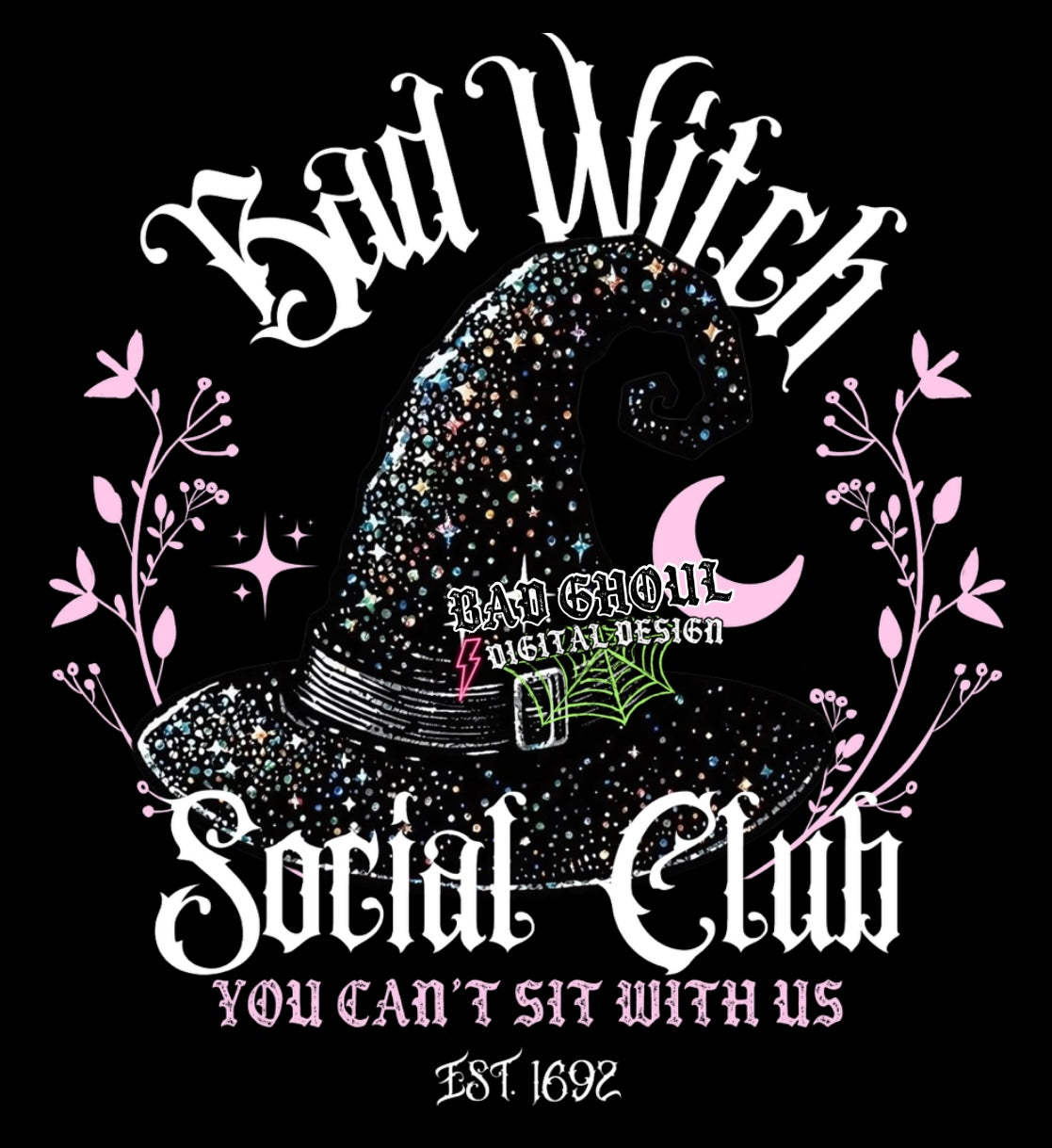 Bad Witch Social Club PNG Download