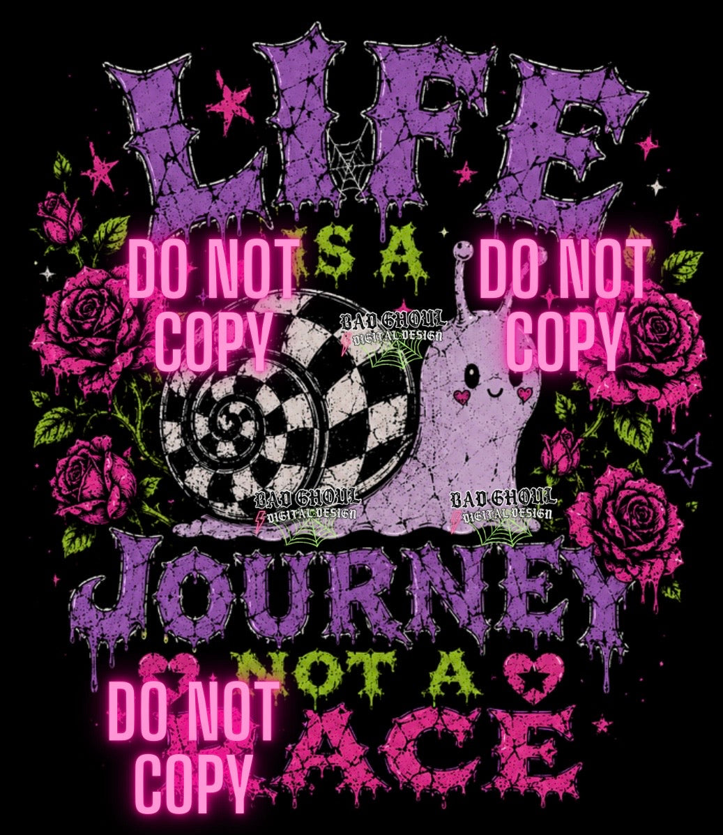 Life is a journey | Black Fabric|PNG DOWNLOAD