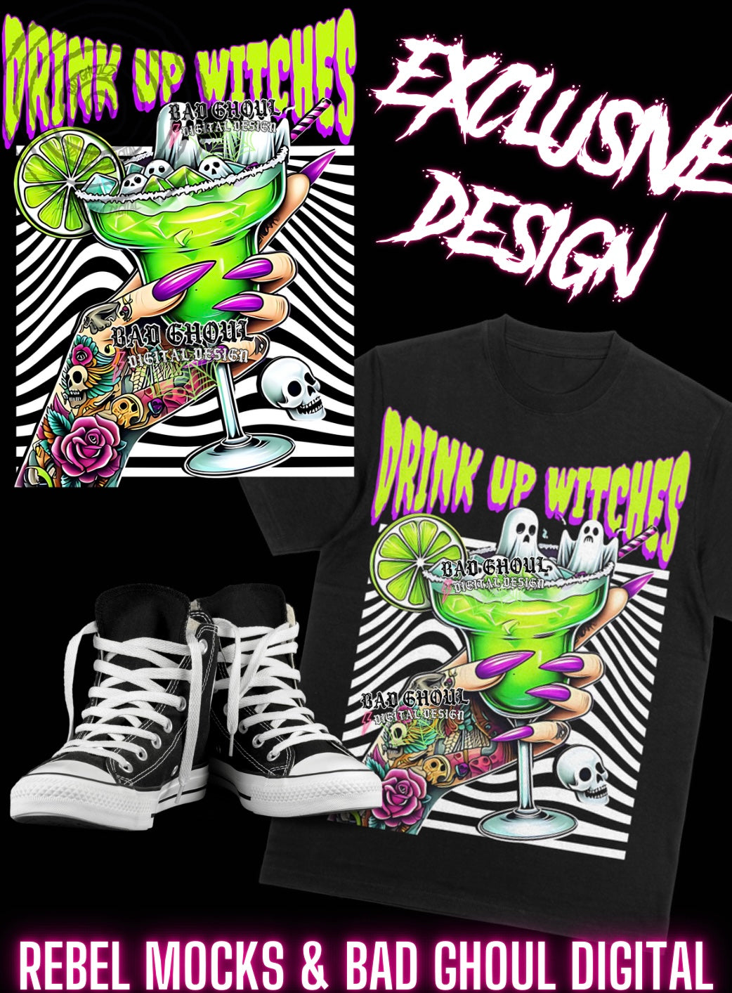 EXCLUSIVE Drink Up Witches PNG DOWNLOAD