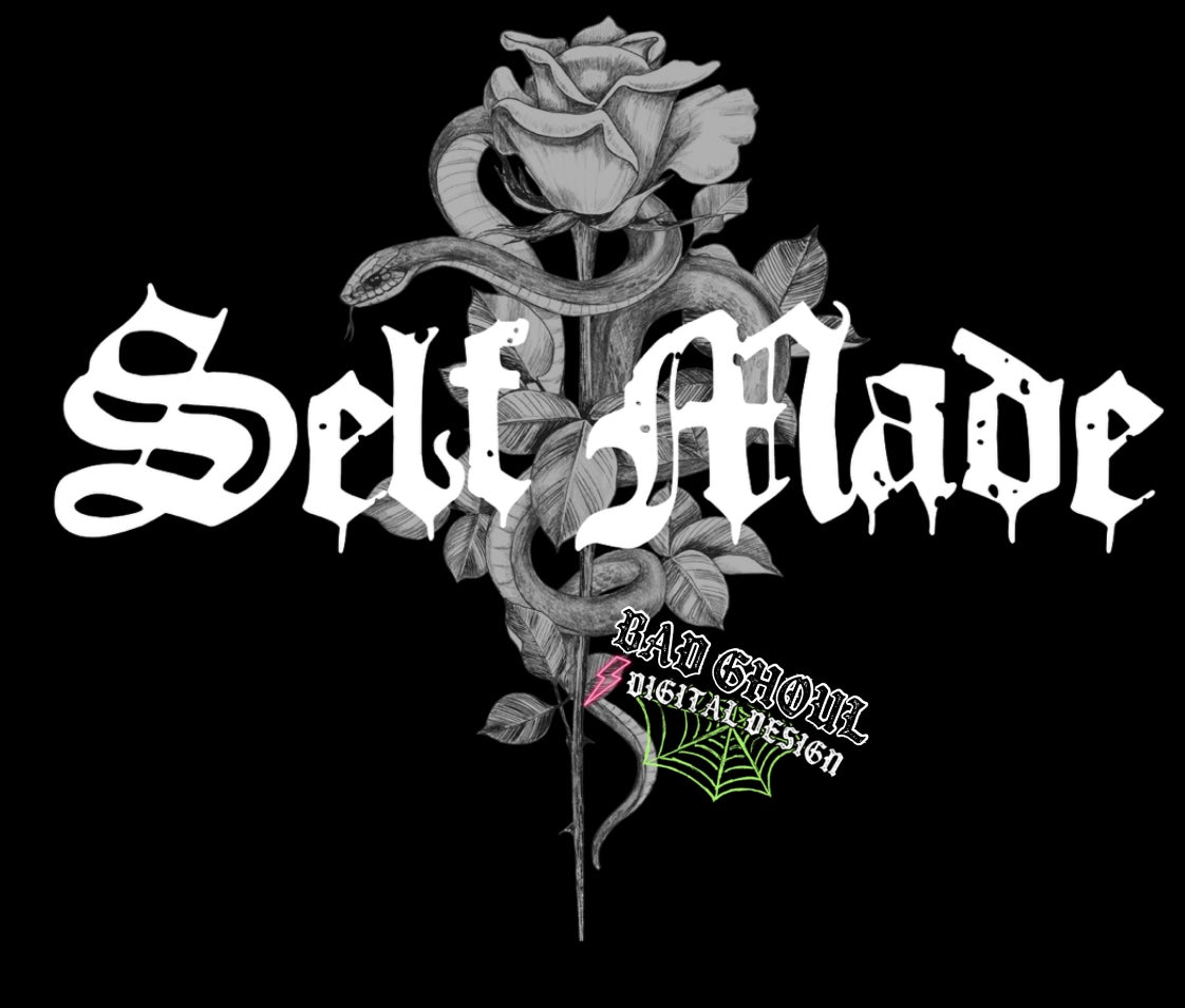 Self Made PNG Download 2 Files Black and White