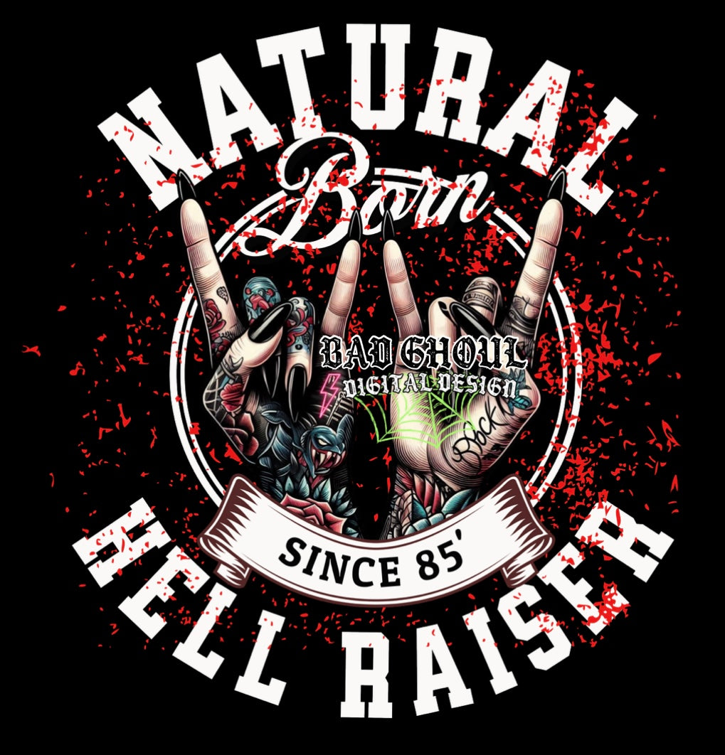 Natural Born Hell Raiser PNG Digital Download