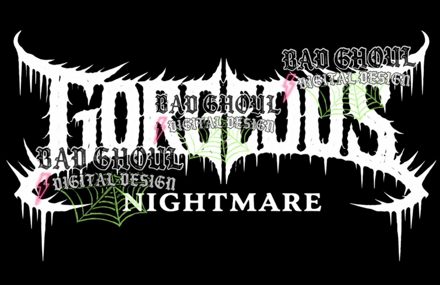 Gorgeous Nightmare | PNG DOWNLOAD BLACK FAB ONLY