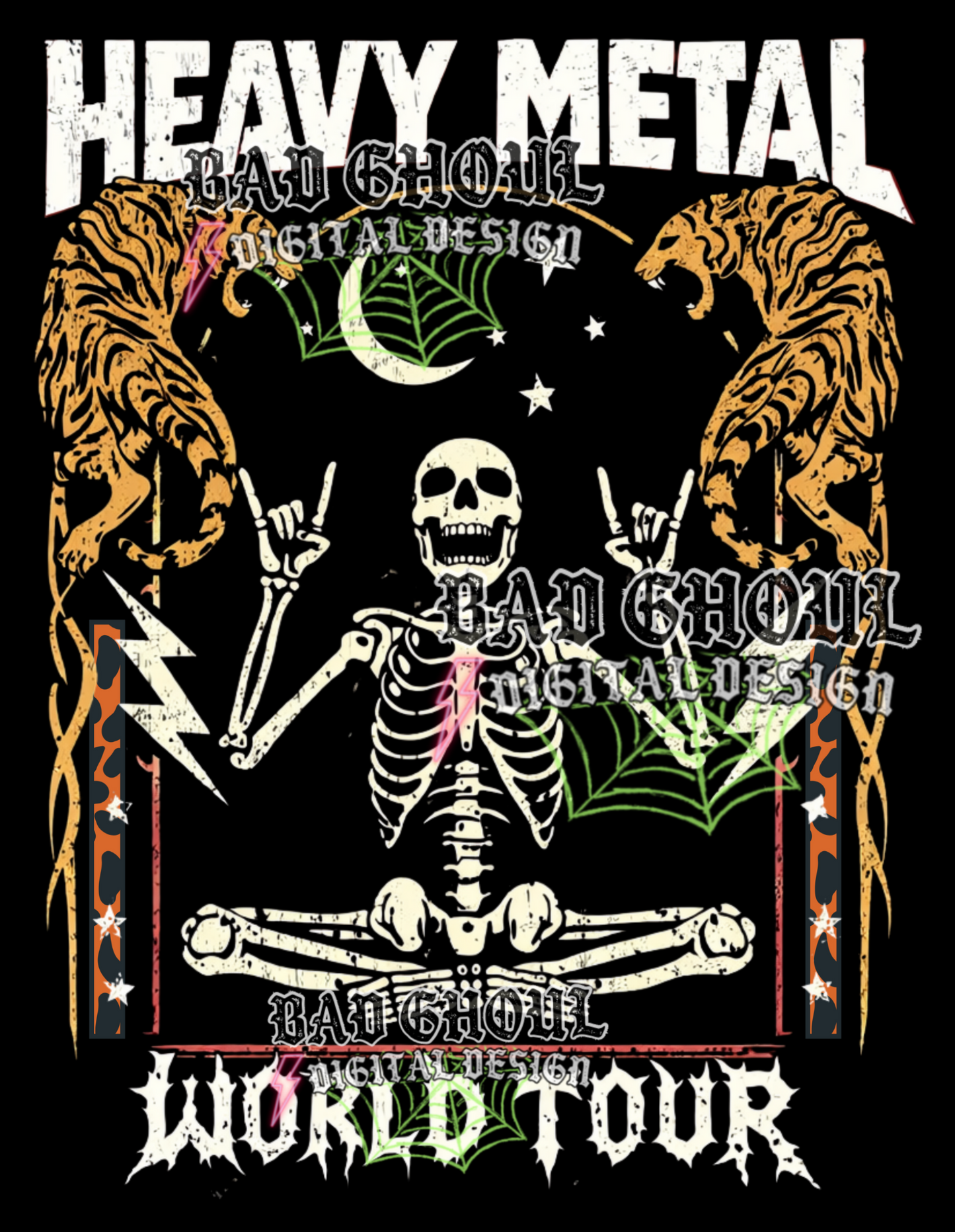 Heavy Metal World Tour | PNG DOWNLOAD BLACK FAB ONLY