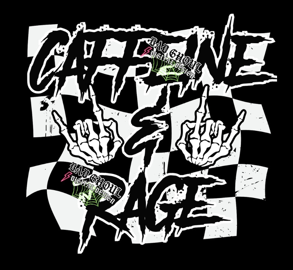 Caffeine & Rage PNG Download