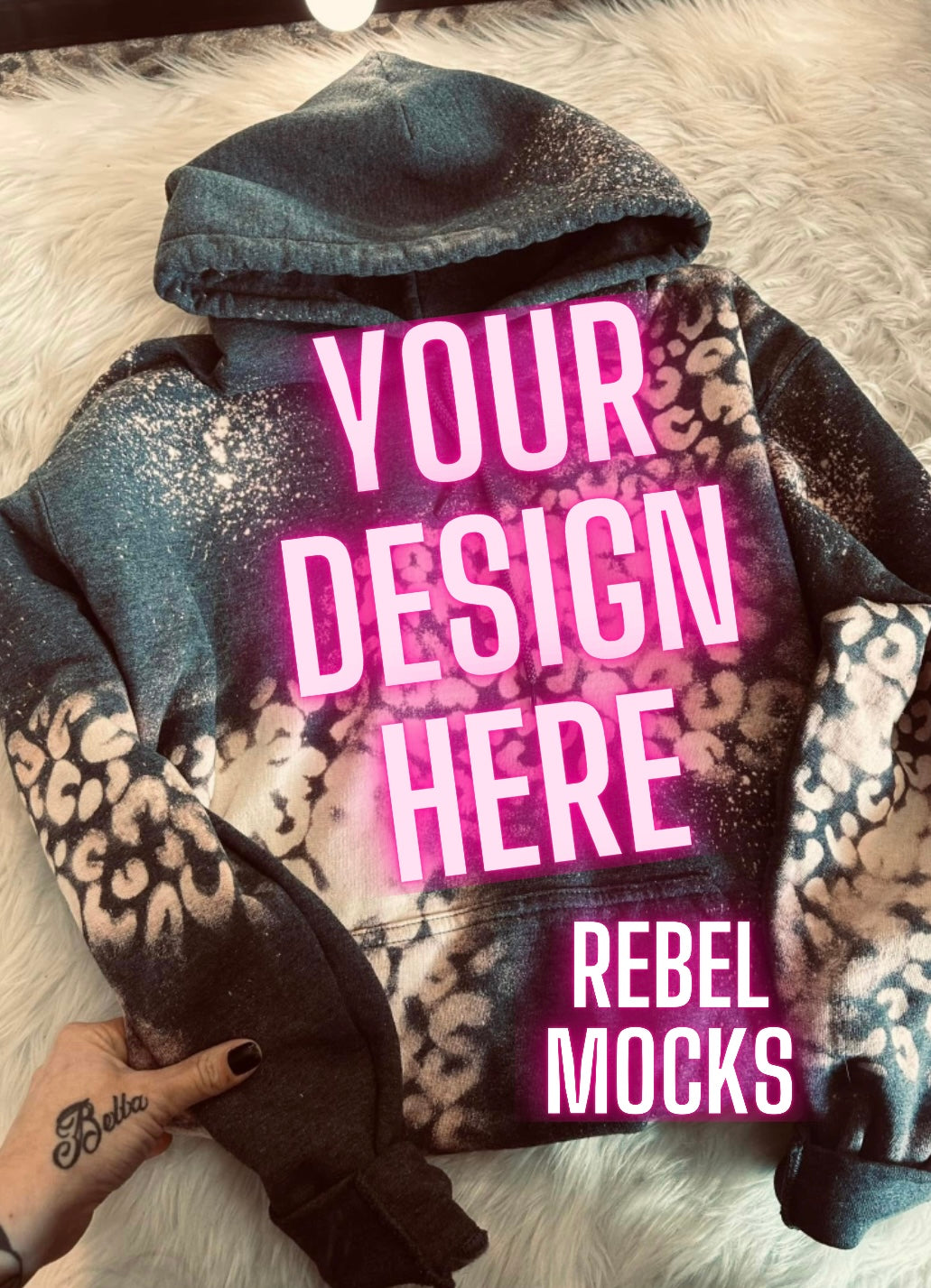 Charcoal Acid Wash Hoodie Sweatshirt