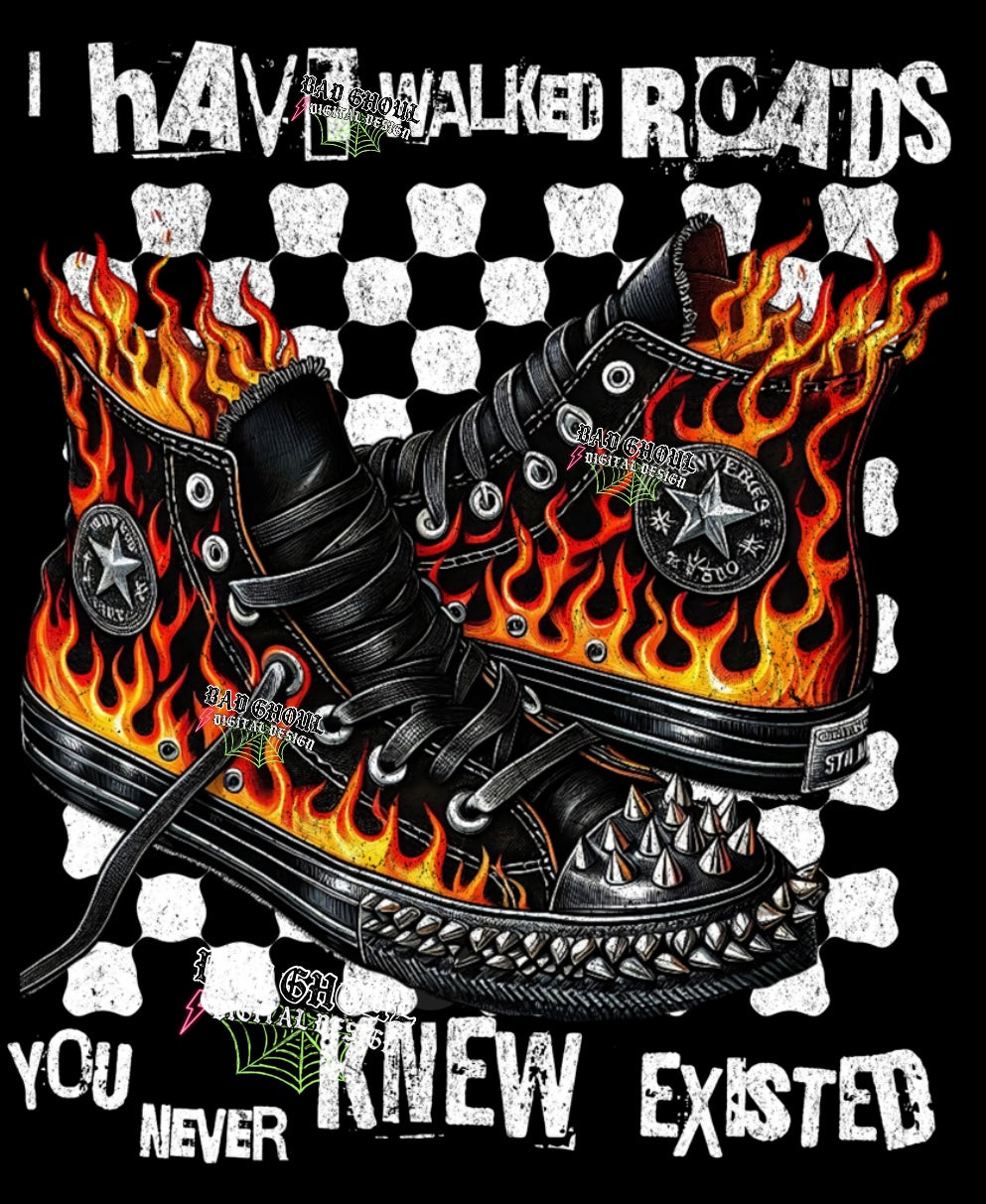 I have walked roads PNG Download