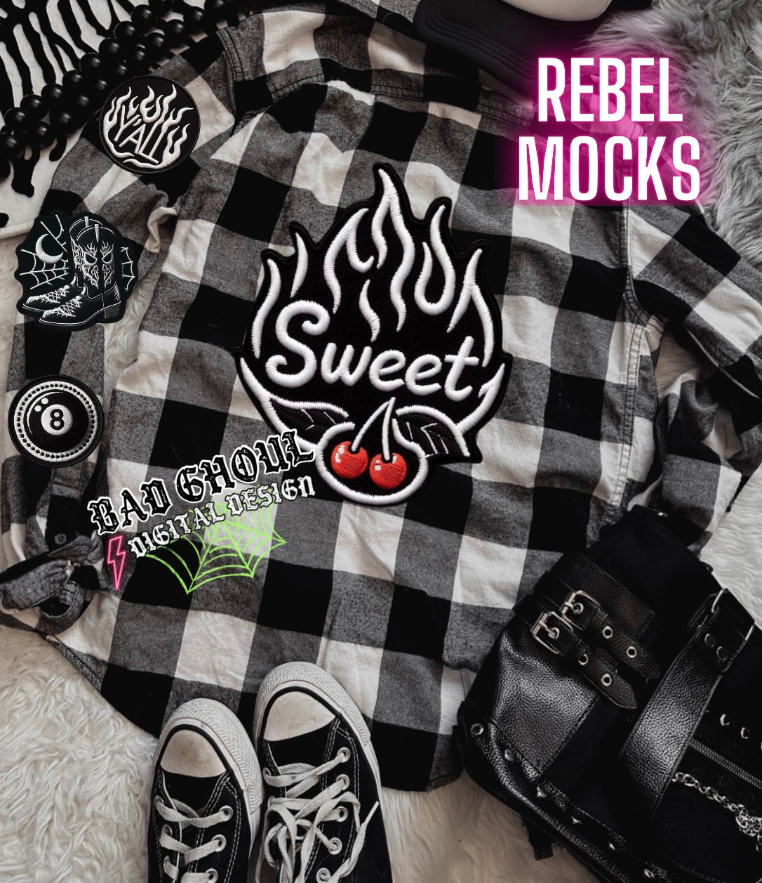 Faux patch bundle PNG Download