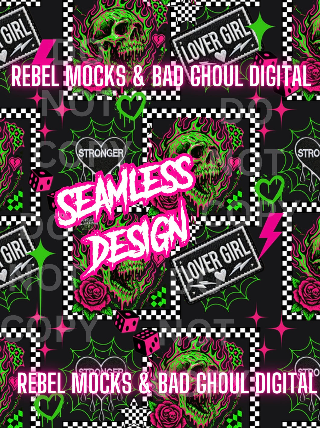 Lovergirl Seamless PNG Download