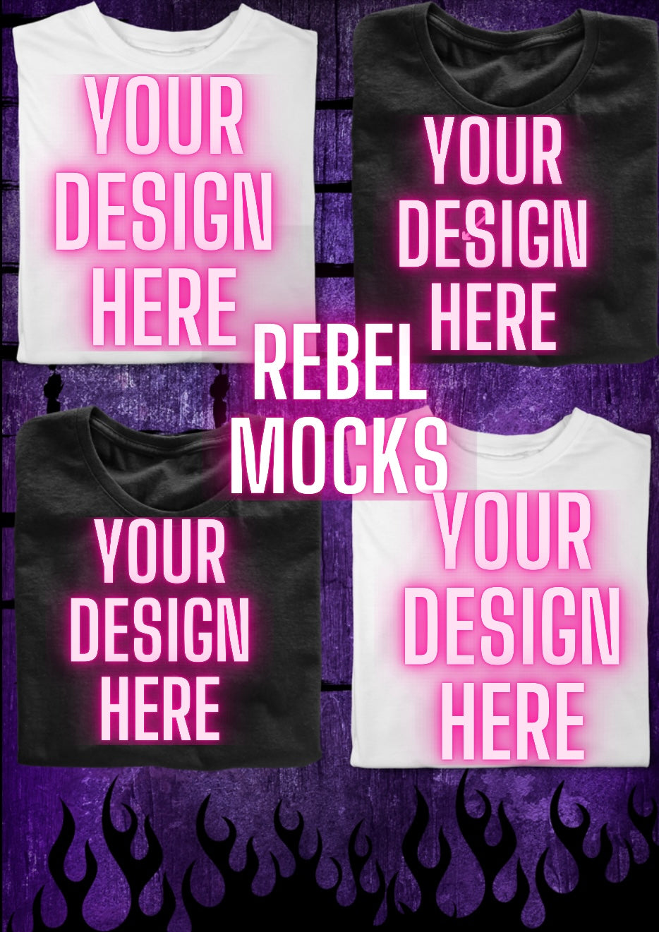 EXCLUSIVE MOCK BUNDLE purple / BLACK Grunge Alt Rock N Roll Vibes
