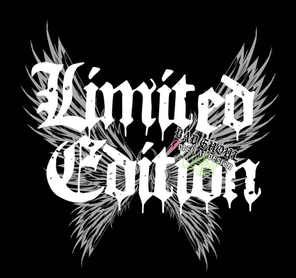 Limited Edition PNG Download 2 Files Black and White