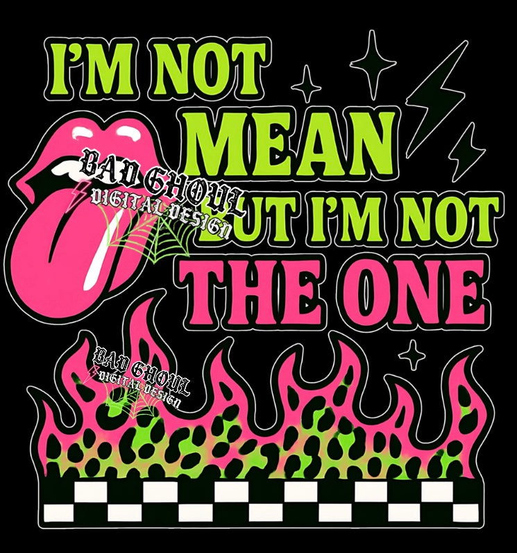 Im Not Mean PNG Download