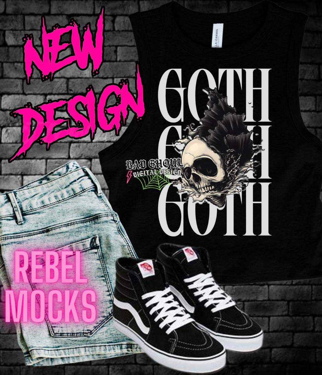 Beachy Goth PNG Download