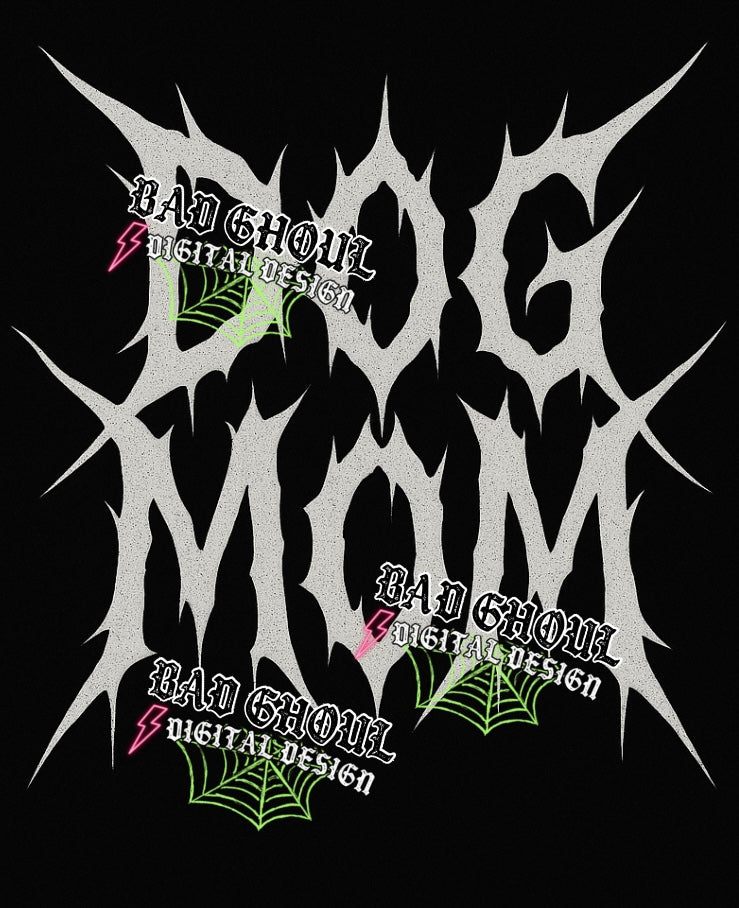Dog Mom PNG DOWNLOAD Black Fab Only
