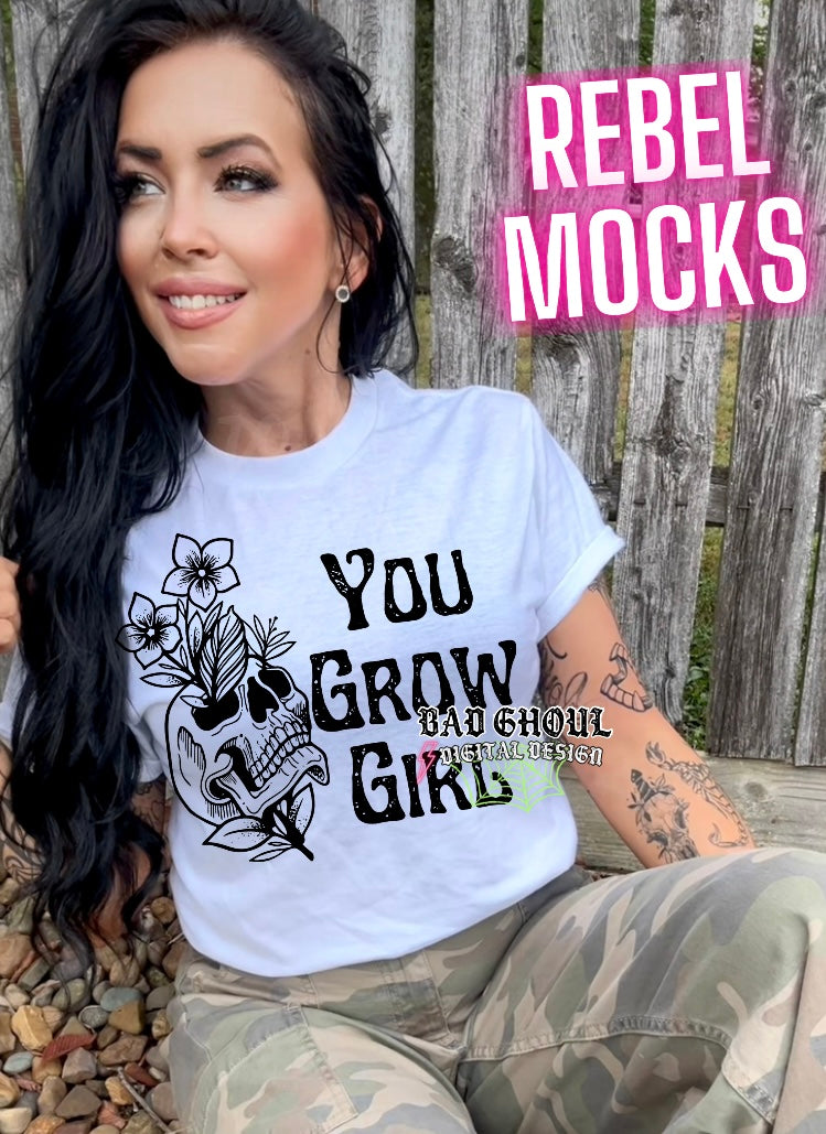 You Grow Girl PNG Download 2 Files