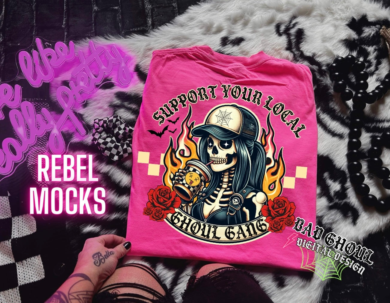 Support Your Local Ghoul Gang Download PNG