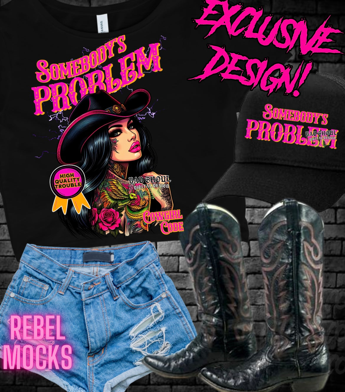 EXCLUSIVE Somebodys Problem PNG Download