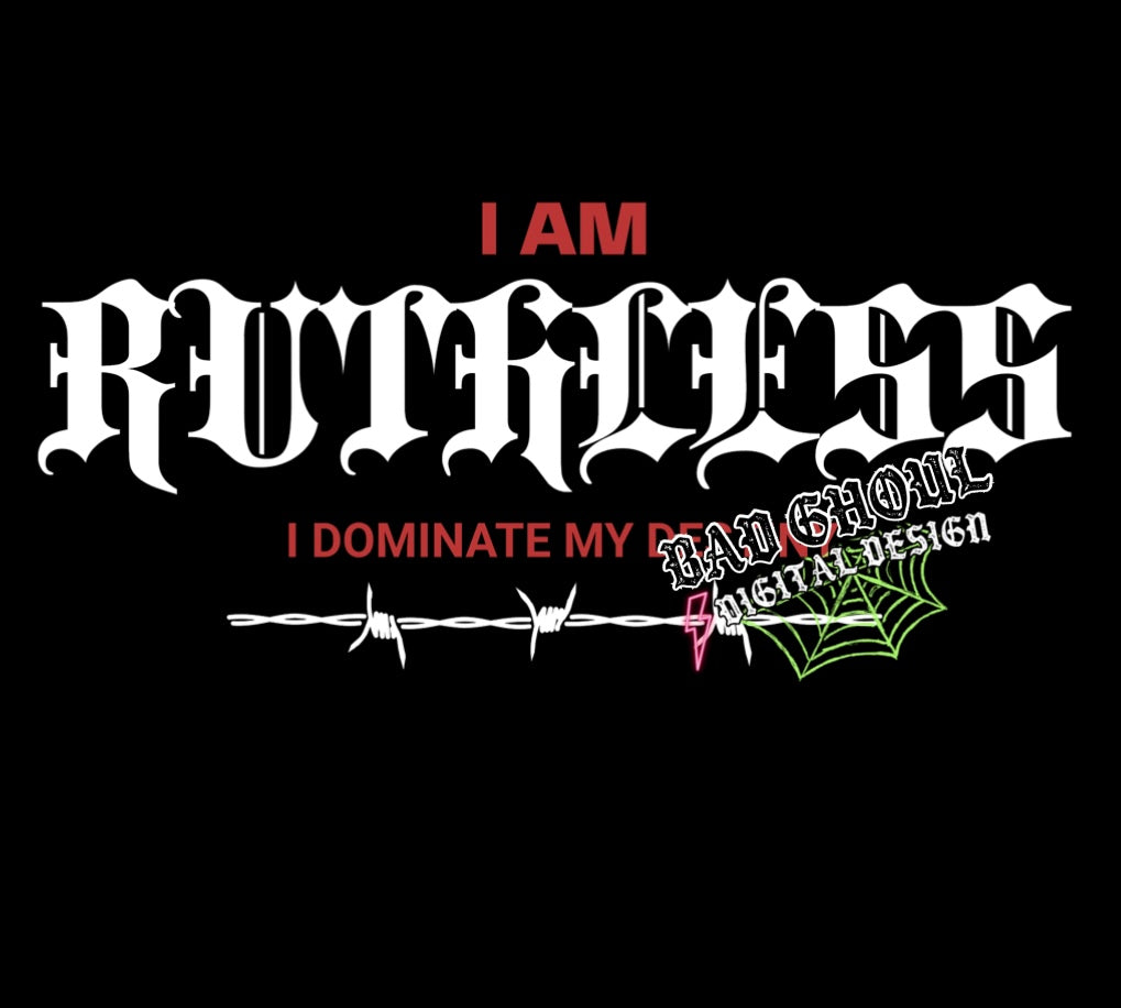 I am ruthless PNG Download