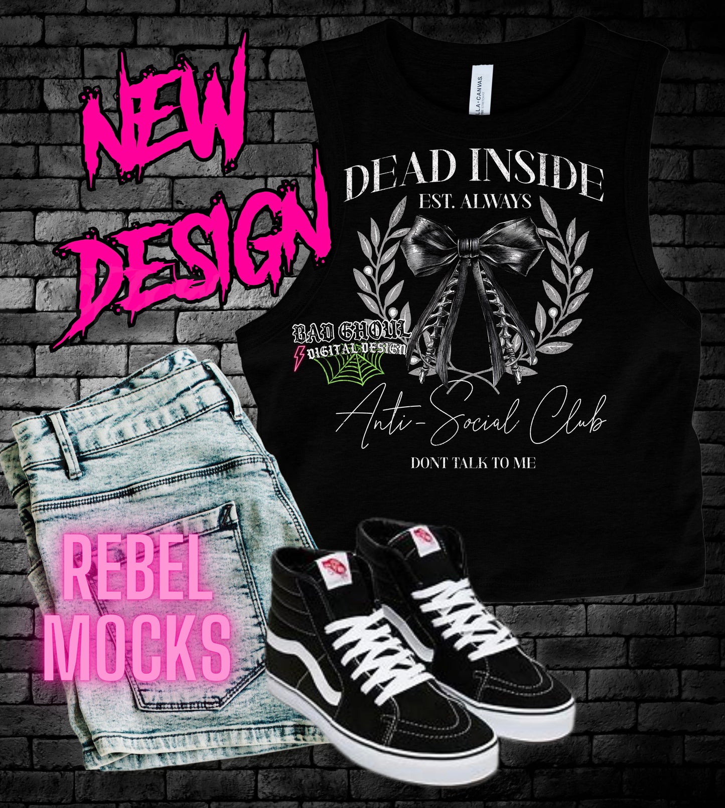 Dead Inside Coquette PNG Download