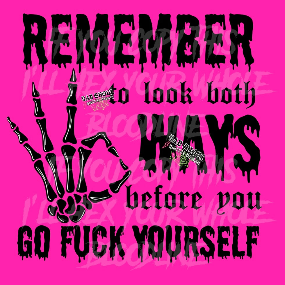 Remember To Look PNG Download