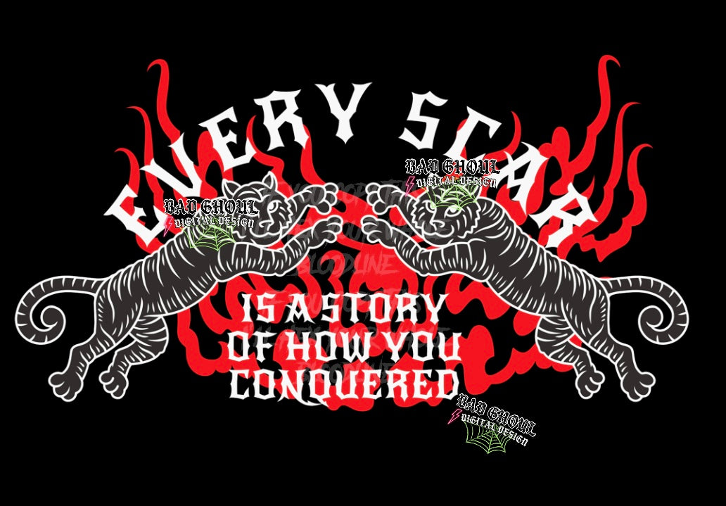 Every Scar is a Story PNG Download