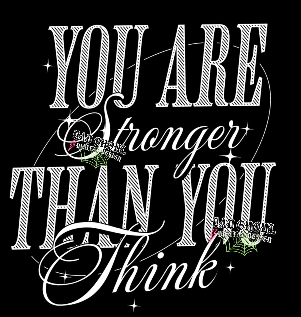 You are stronger PNG Download