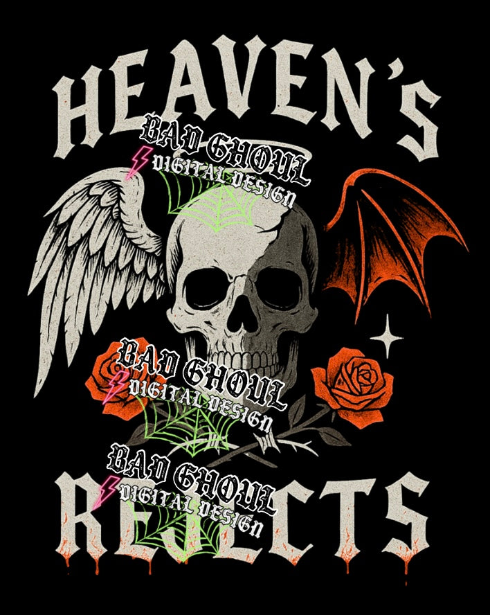 Heavens Rejects PNG DOWNLOAD Black Fab Only