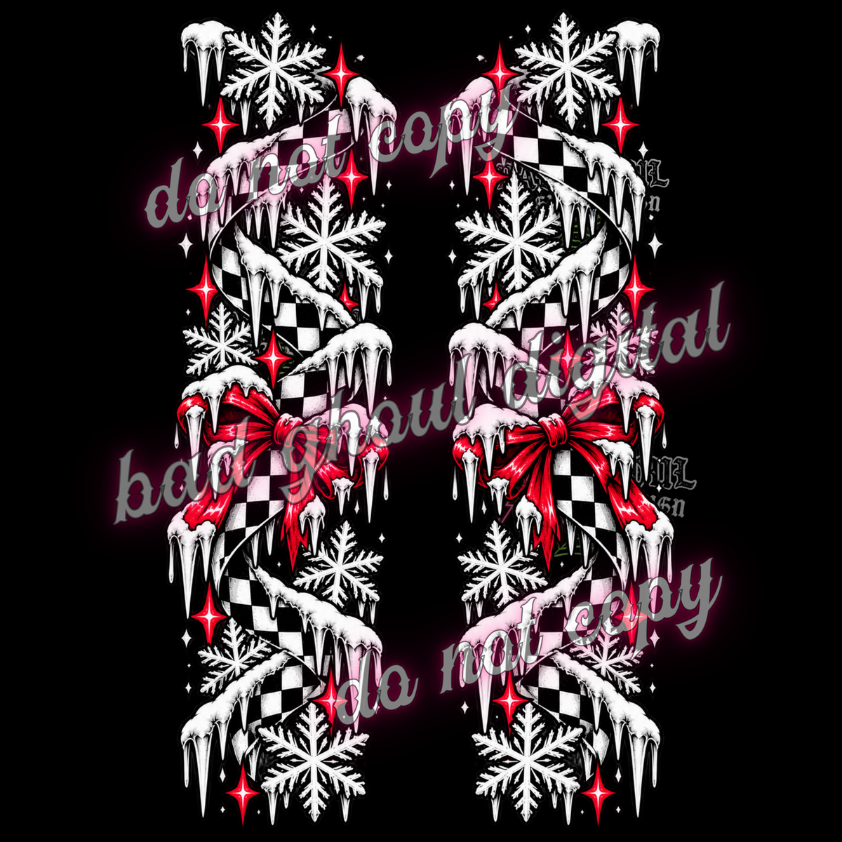 Emo Winter Sleeves | PNG DOWNLOAD BLACK FAB ONLY