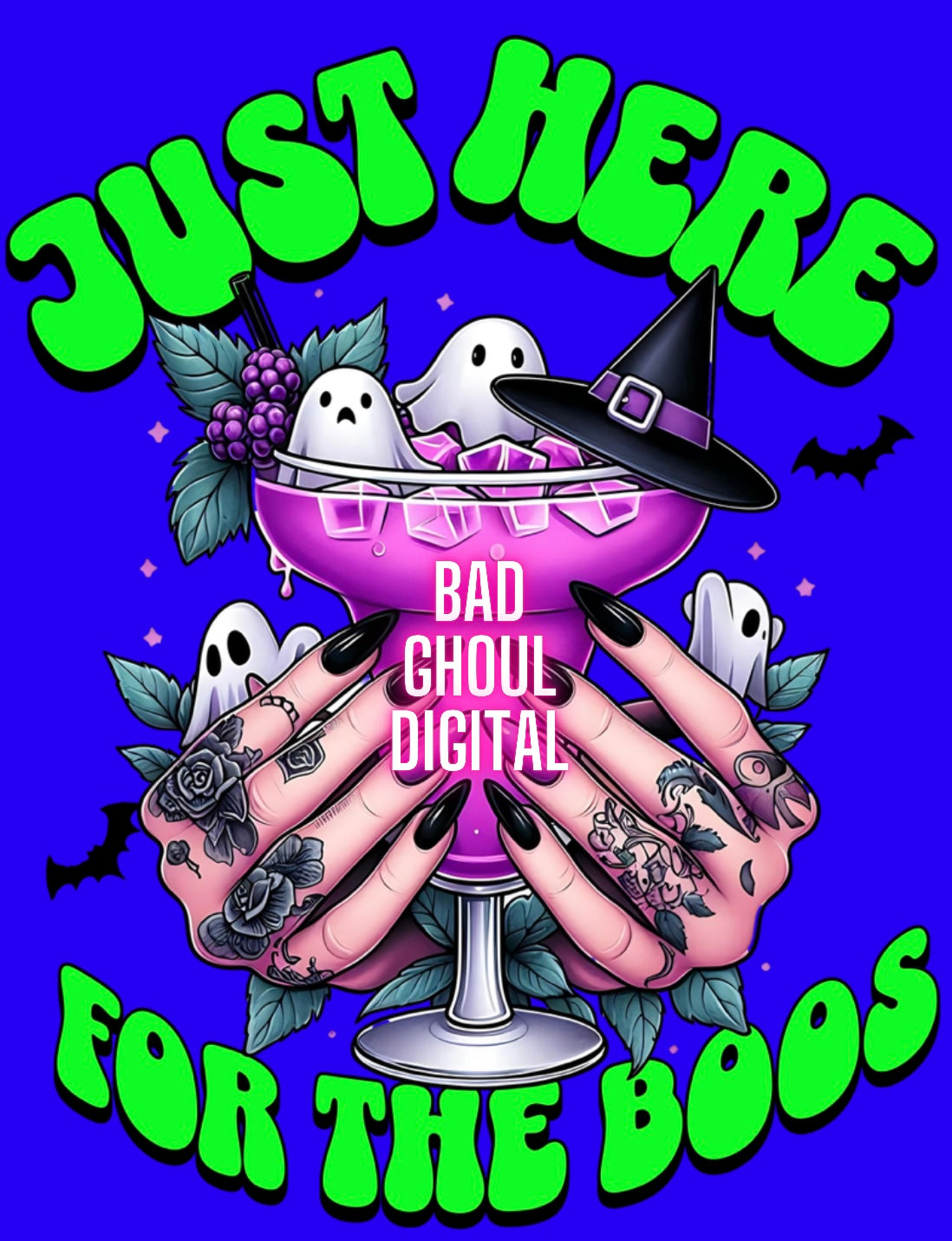 Just Here For The Boos PNG Download