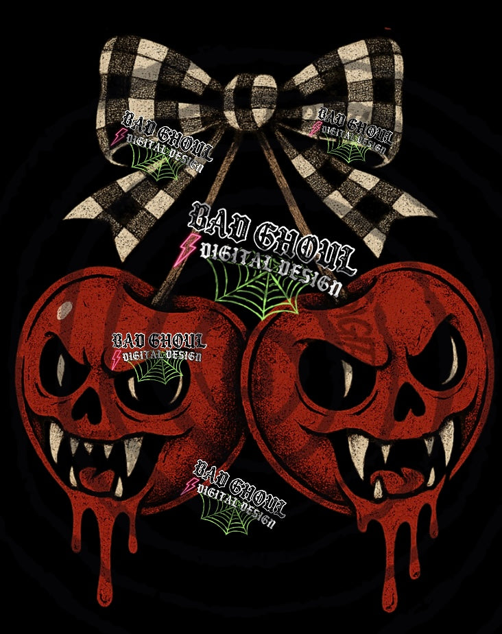 Vamp Cherries Black Fab PNG DOWNLOAD