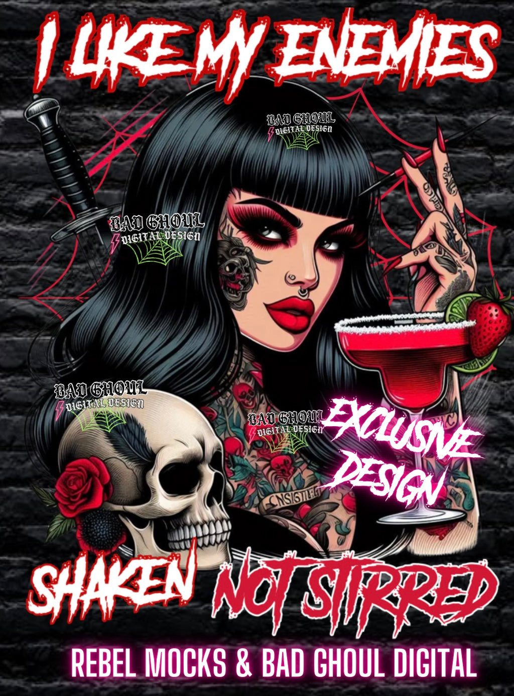 EXCLUSIVE I Like My Enemies PNG Download