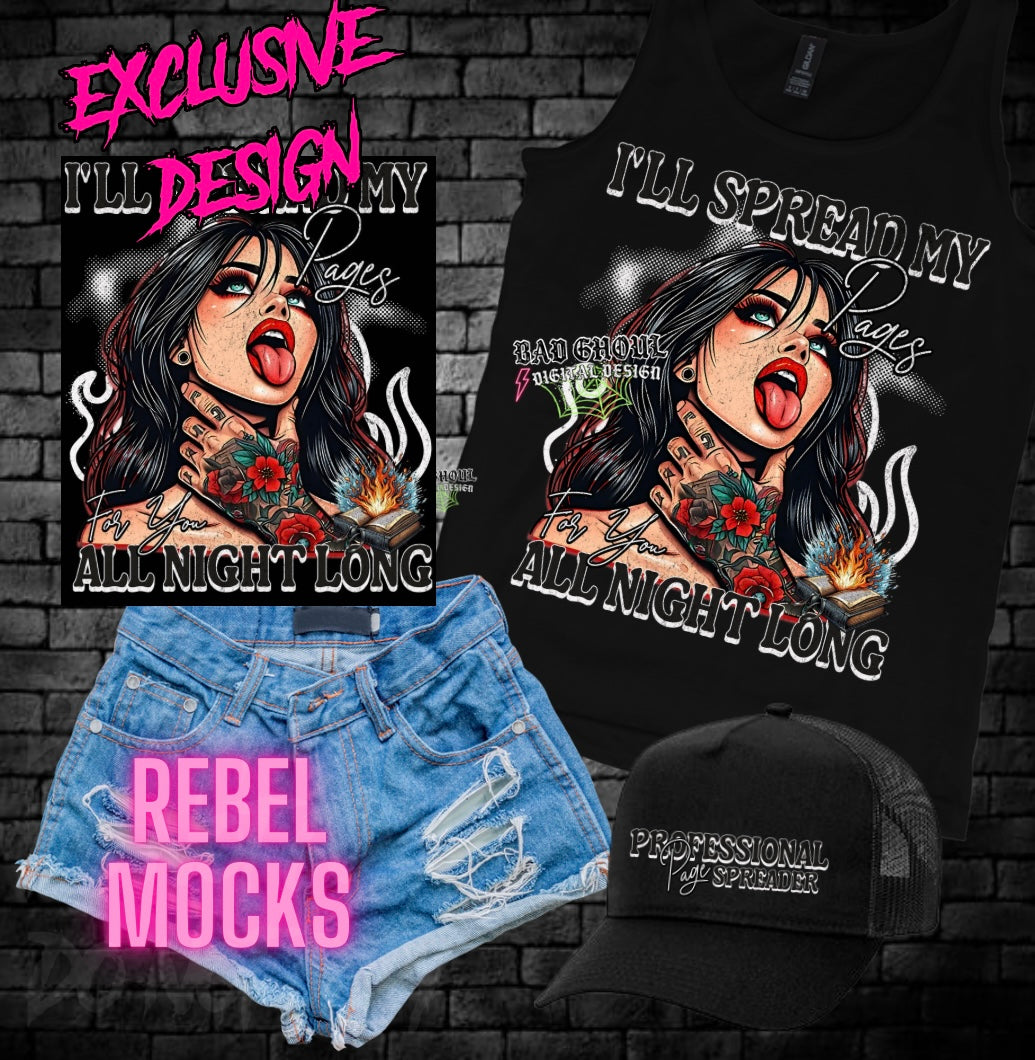 EXCLUSIVE I’ll Spread My Pages PNG Download