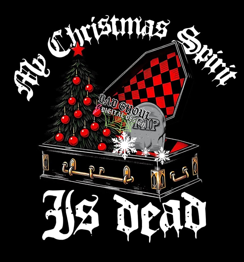My Christmas Spirit Is Dead PNG Download