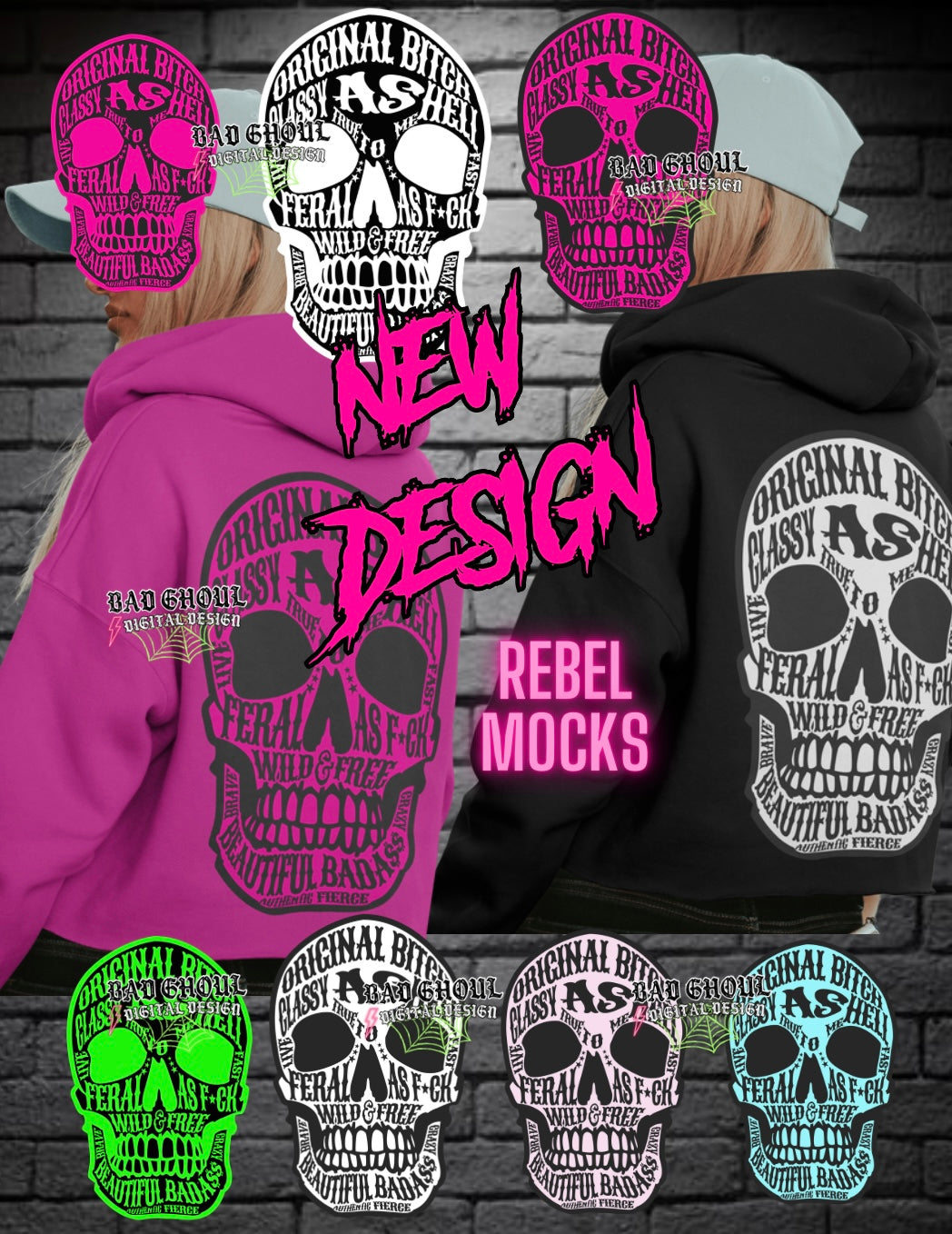 Skull Bundle PNG Download