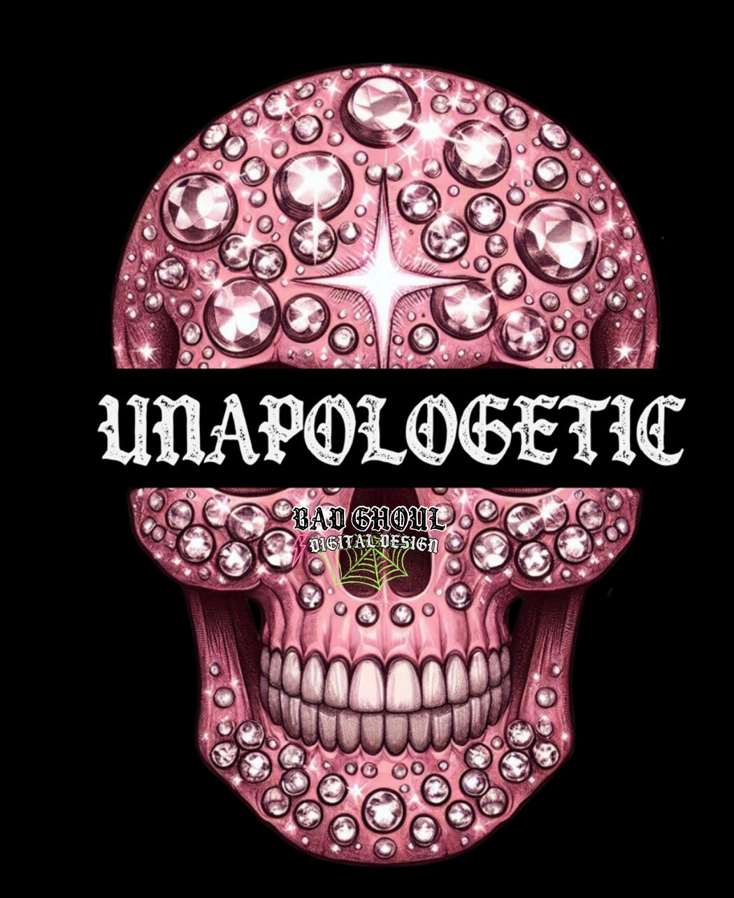 Faux Bling Unapologetic PNG Download