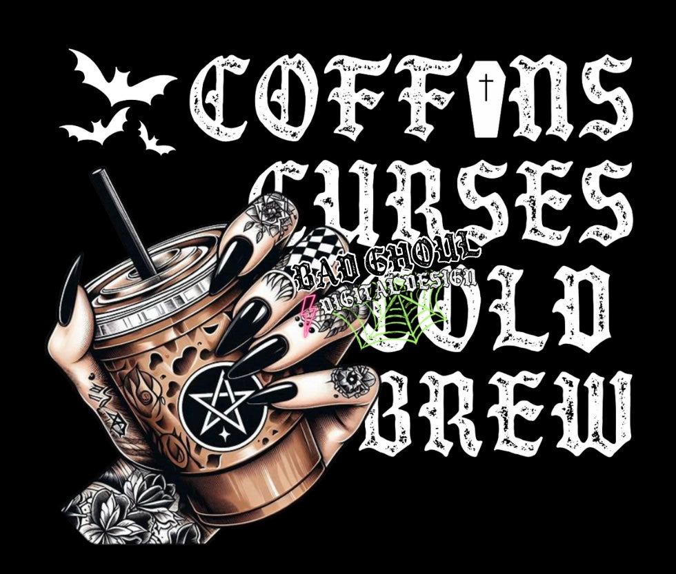 Coffins Curses Cold Brew PNG