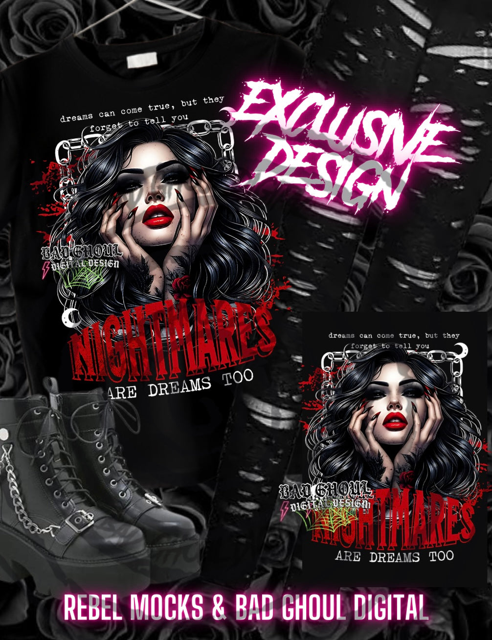 Exclusive Nightmares PNG DOWNLOAD