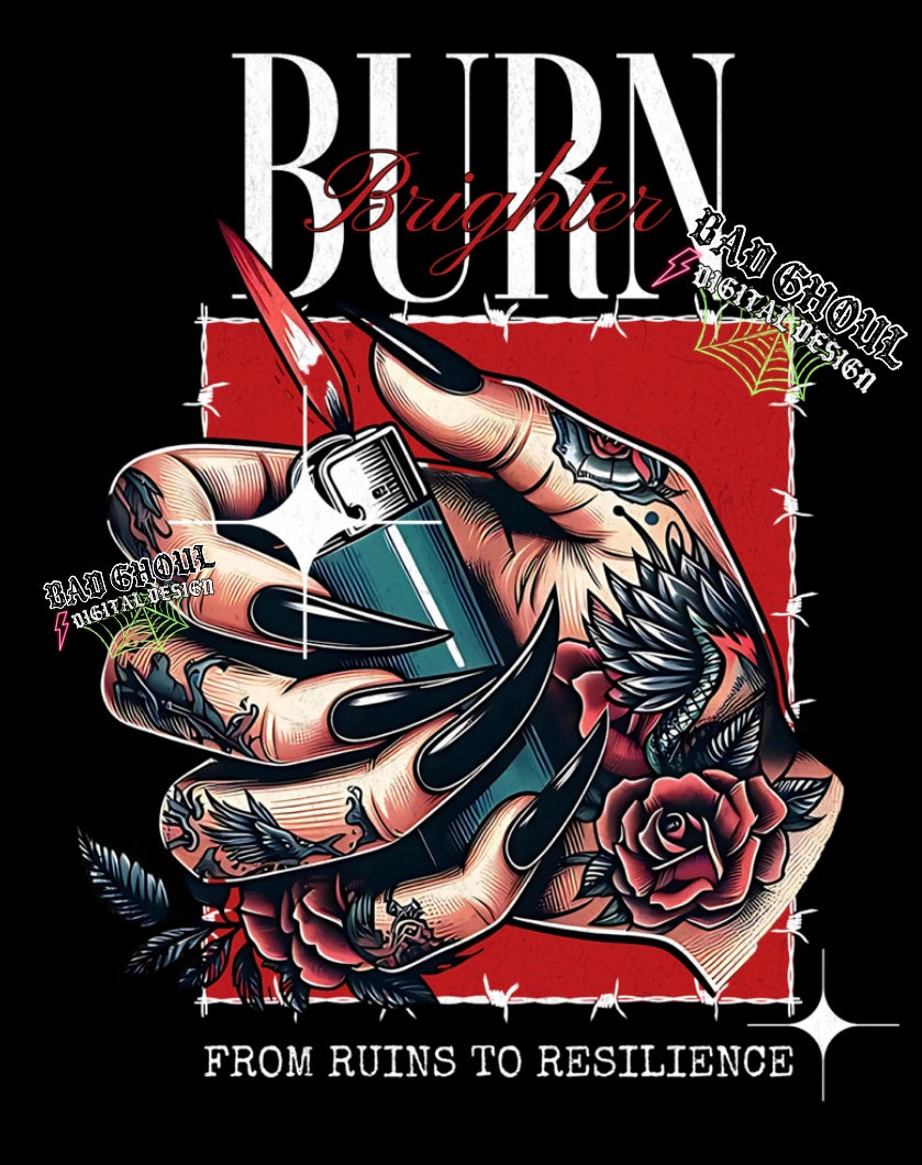 Burn Brighter PNG Download